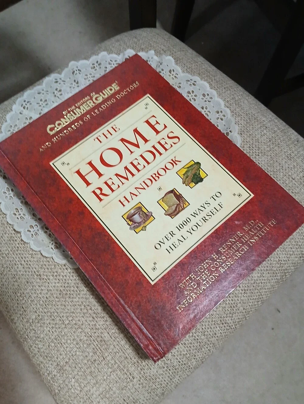 The Home Remedies Handbook - Red Hardcover Book